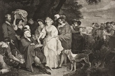 Before the shepherd